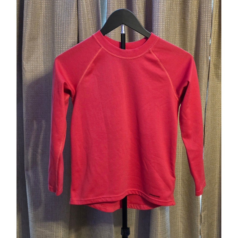 Patagonia Midweight Capilene Base Layer Long Sleeve T-Shirt Youth Medium (10)